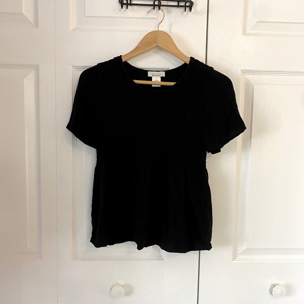 Black Babydoll Shirt